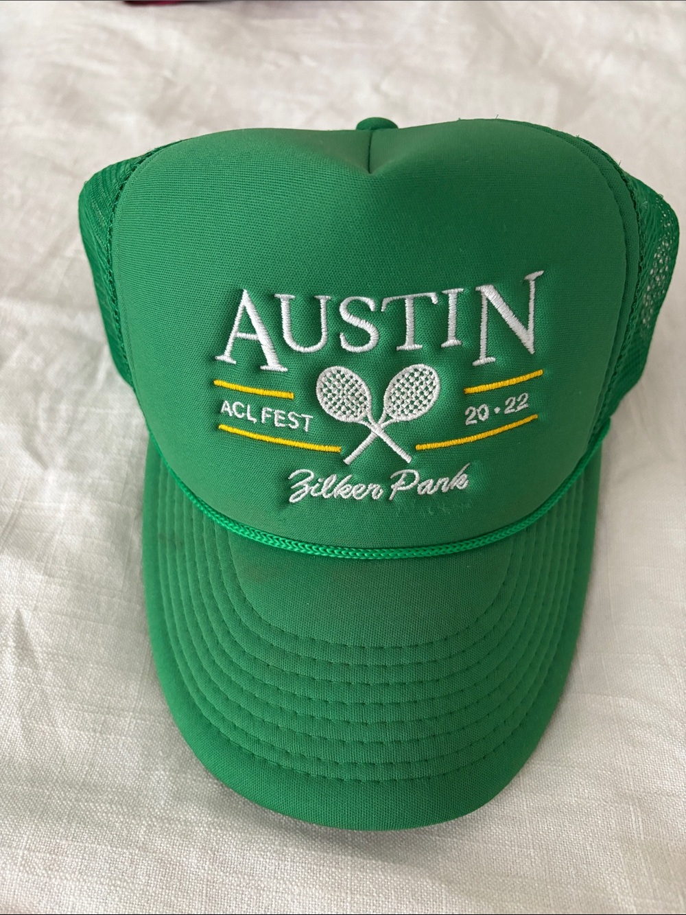 Austin Zilker Park Green Trucker Hat - ACL Fest 2022
